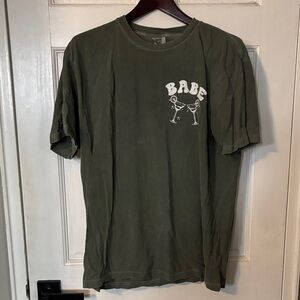 Olive Green Bachelorette Margarita Graphic Tee